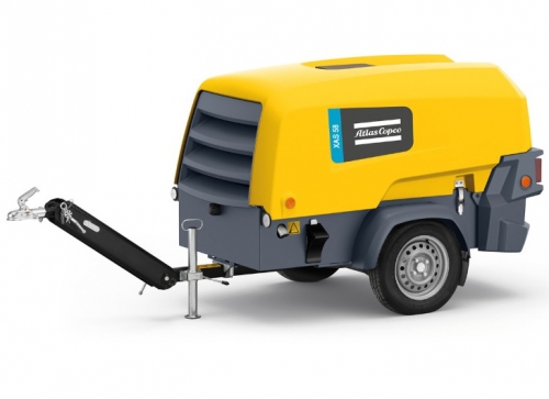 Дизельный компрессор Atlas Copco XAS 58 на шасси