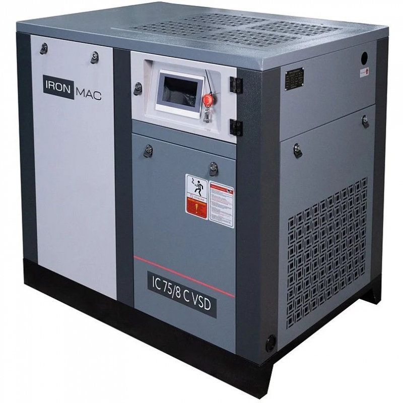 Винтовой компрессор IRONMAC IC 75/8 C VSD (IP 54)