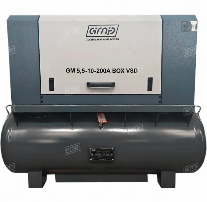 Винтовой компрессор GMP GM 5,5-10-200 VSD BOX